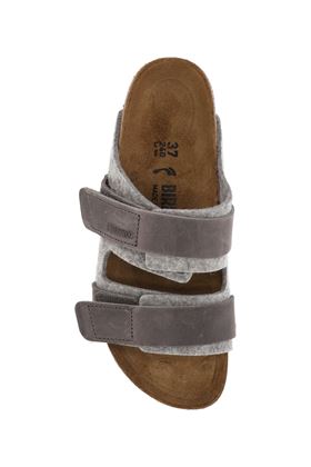 Uji Natural Leather/Felt Birkenstock | 1025755LIGHT GRAY